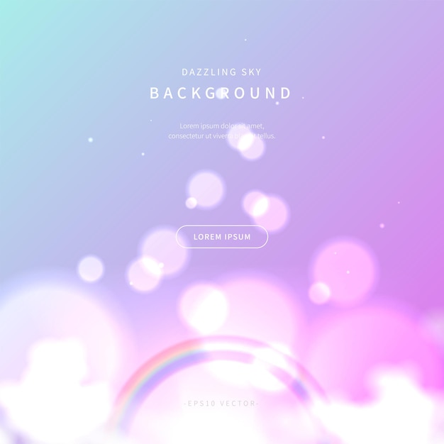 dazzling sky background of soft gradient color