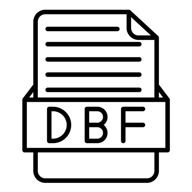 DBF Vector Illustration Style