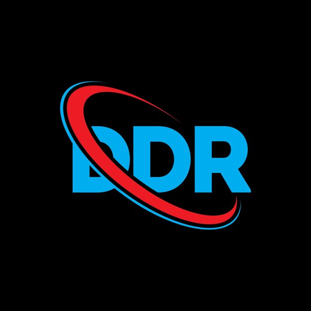 ddr logo ddr letter ddr letter logo design initials ddr logo linked with circle and uppercase monogram logo ddr typography for technology business and real estate brand