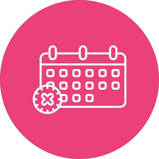 deadline icon vector image can be used for agile