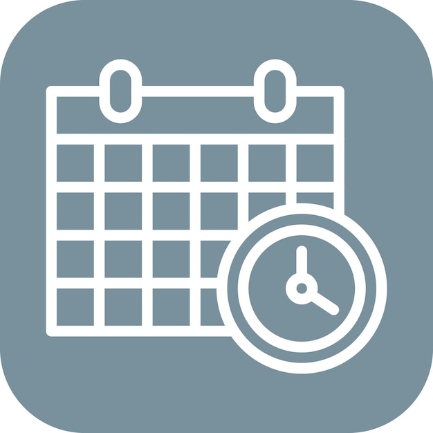 deadline icon vector image can be used for product management