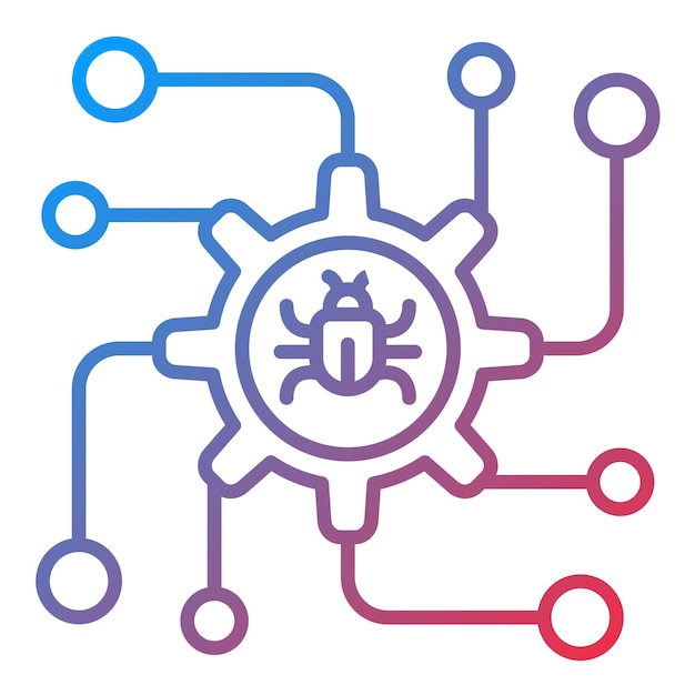 debug icon vector image can be used for computer programming