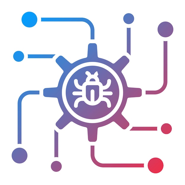 debug icon vector image can be used for computer programming
