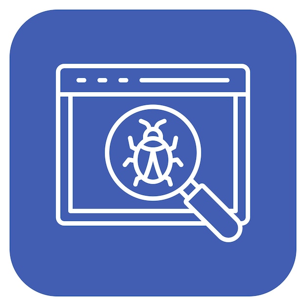 debug icon vector image can be used for computer science