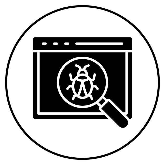 Debug icon vector image Can be used for Computer Science