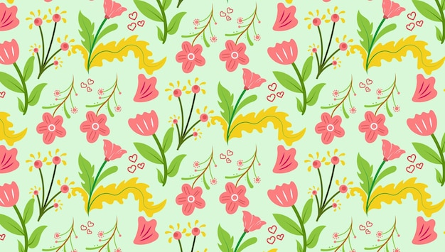 decorative abstract illustrations with colorful floral background of seamless pattern design for pap