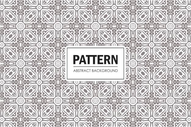 decorative pattern design with ornament style