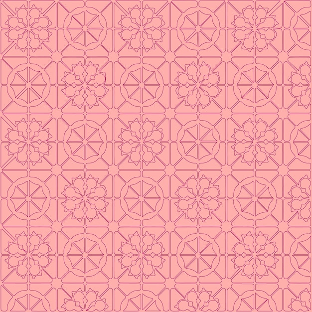 decorative pattern from the silhouette of triangle circle rectangle geometric background flat style
