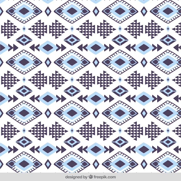 decorative pattern of diamonds and geometric shapes