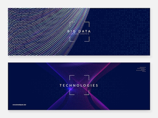Deep learning concept. Digital technology abstract background. Artificial intelligence and big data