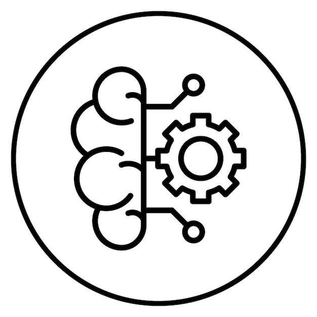 Deep Learning icon vector image Can be used for Data Science