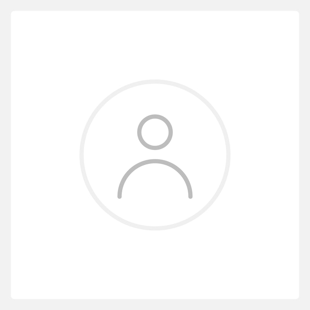 Default profile picture UI element template
