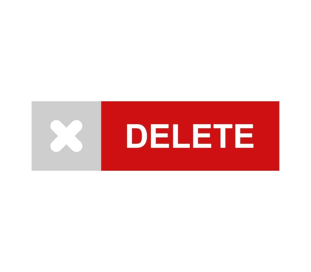 Delete button