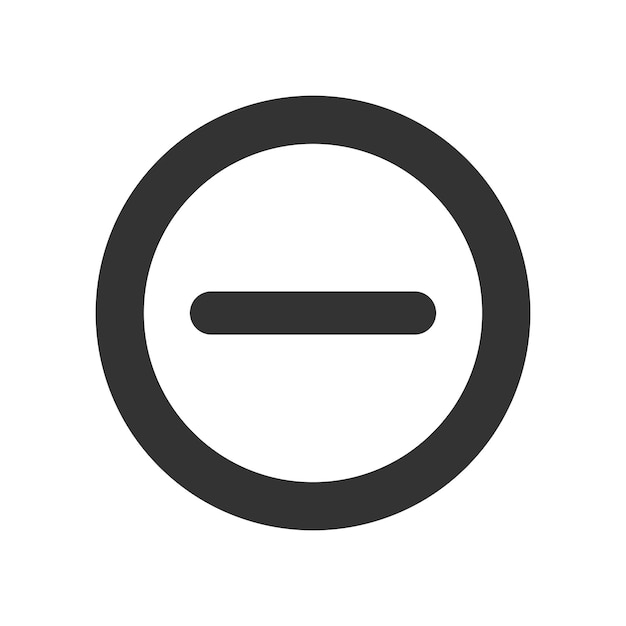 delete minus icon