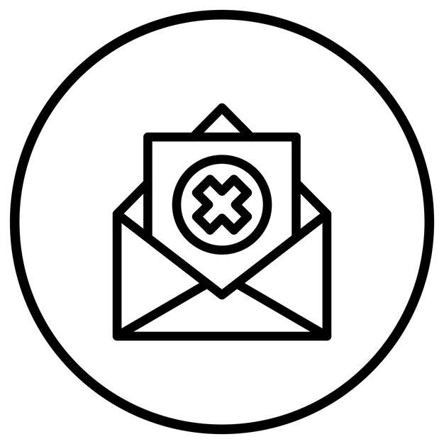 Delete Vector Icon Design Illustration