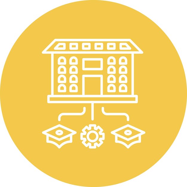 department icon vector image can be used for university