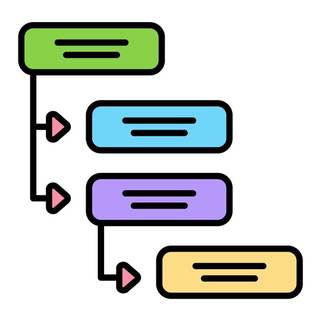 Dependencies Flat Illustration