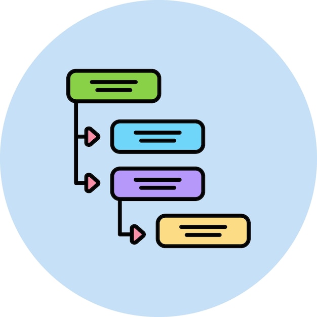 Dependencies Flat Illustration