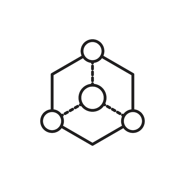Dependency icon Simple thin outline