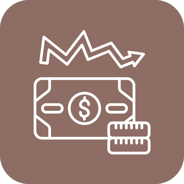 Depreciacion icon vector image Can be used for Accounting