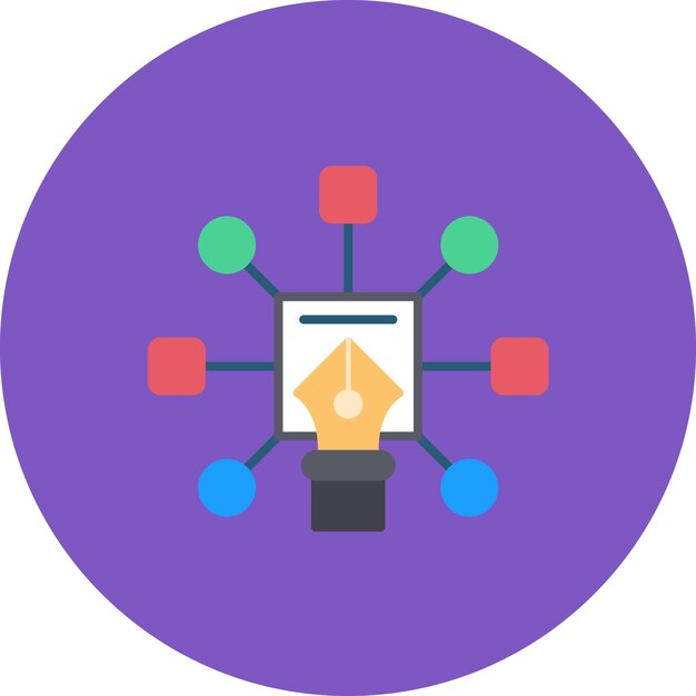 design algorithm flat illustration