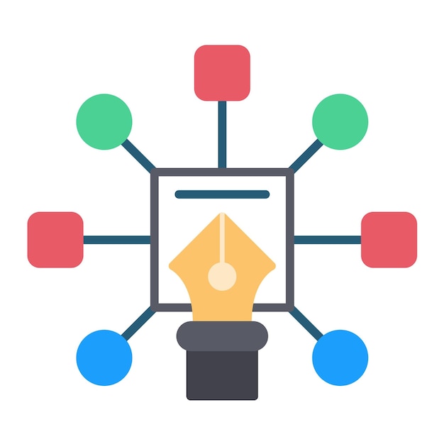 design algorithm flat illustration