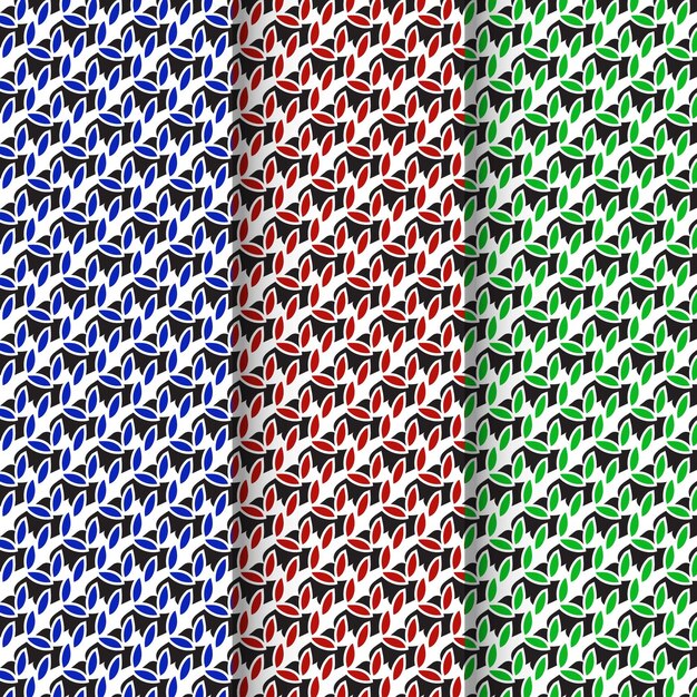 Design bundle for abstract geometric seamless pattern