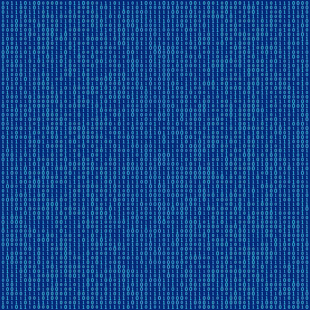 Design elements Binary computer code halftone pattern dark background Vector illustration eps 10 frame with Digital data cryptography texture for technology electronic network algorithm