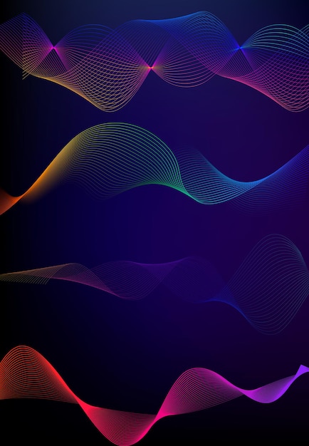 Design elements business presentation template Vector illustration vertical web banners background backdrop glow light effect EPS 10 for web template web site page presentation neon disco club