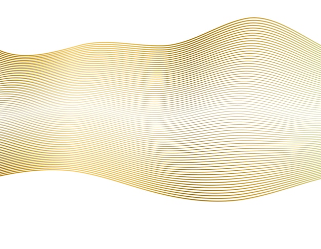 Design elements on white background isolated Creative art Abstract wavy stripes Colors lines created using Blend Tool Vector illustration EPS10 digital for promotion new product report cover page