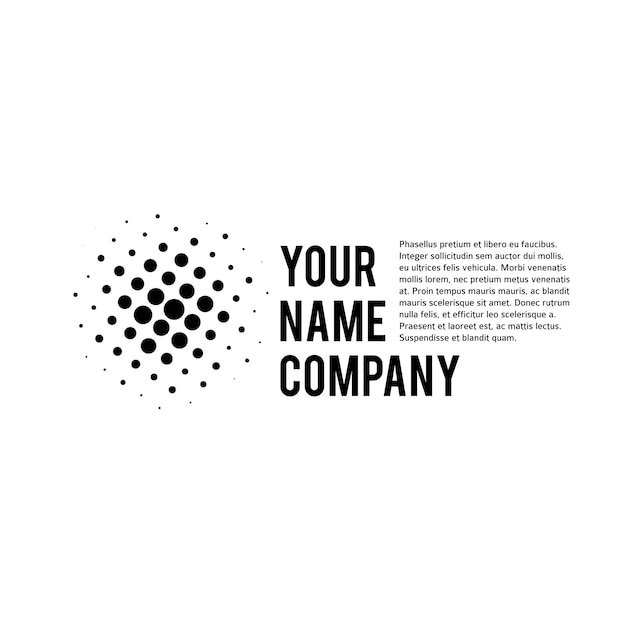 Design elements symbol Editable icon Halftone circle dot pattern colors on white background Vector illustration eps 10 frame with random dots Data graphic form for booklet layout page newsletters
