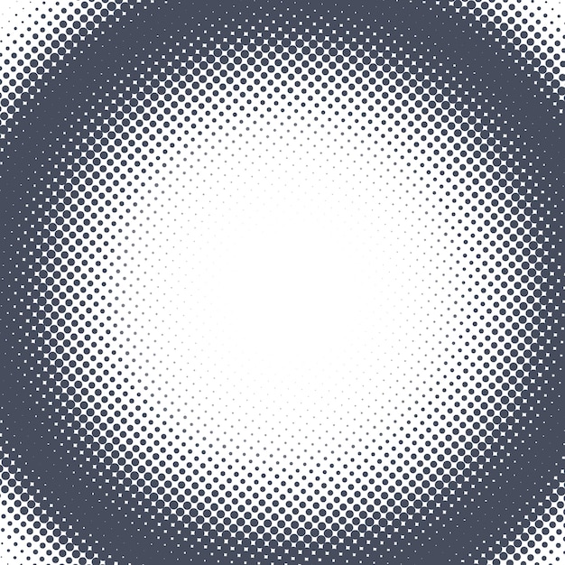 Design elements symbol Editable icon Halftone dot pattern on white background Vector illustration eps 10 frame Round border Icon using halftone dots texture for template brochure