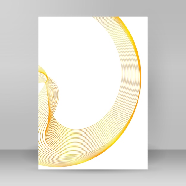 Design elements Wave of many glittering lines
