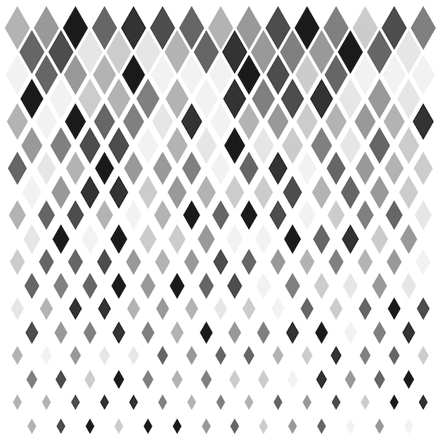Design of black and white rhombuses in vertical format