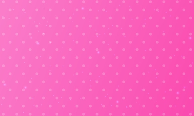 design pink polka dot with bokeh background
