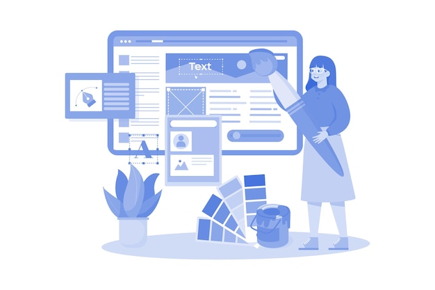 designers drawing website ux app development