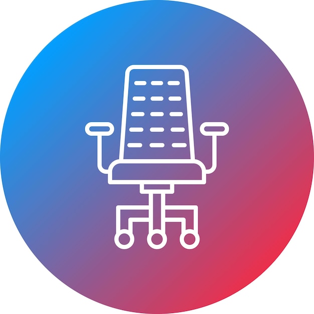 Desk Chair icon vector image Can be used for Business