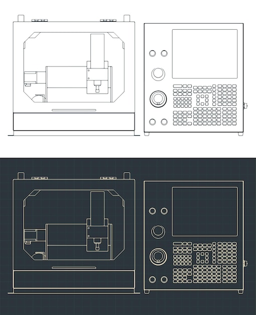 desktop cnc router machine blueprints