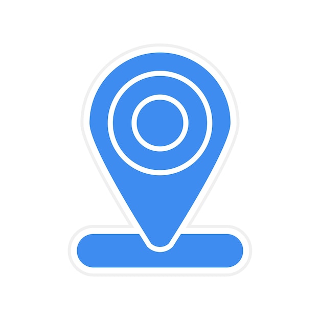 destination icon vector image can be used for logistics