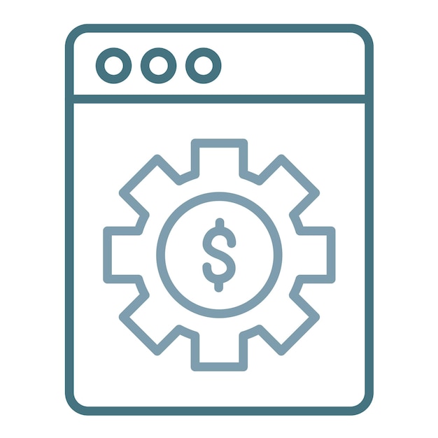 Development Cost Flat Illustration