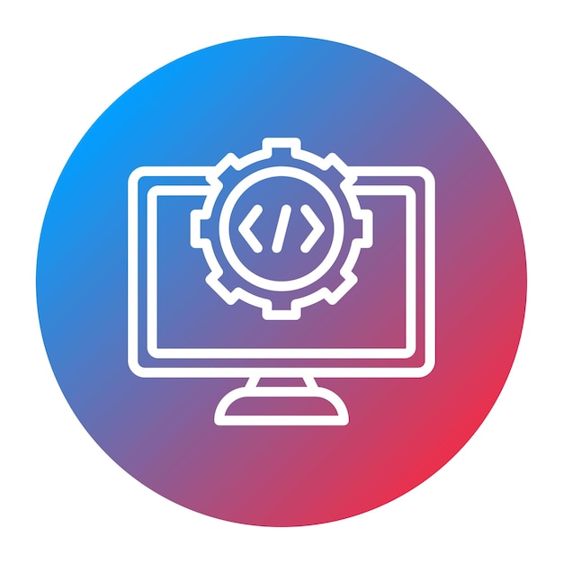 development icon vector image can be used for professional services