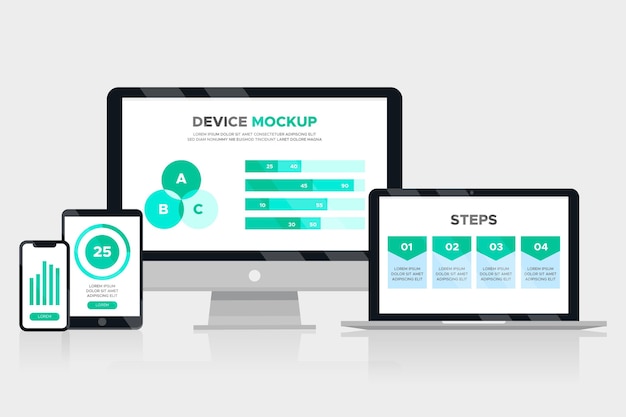 device mockup infographic