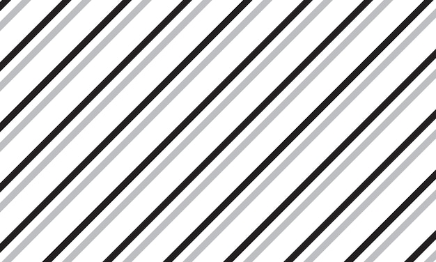 Diagonal Black and Gray Stripes