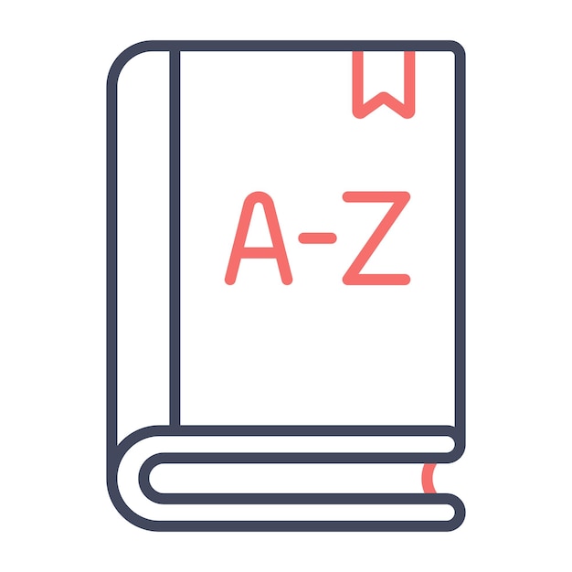 Dictionary Vector Illustration Style