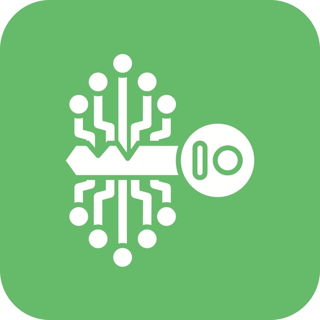 Digital Key icon vector image Can be used for Cryptocurrency