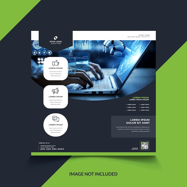 Digital marketing agency template for social media post