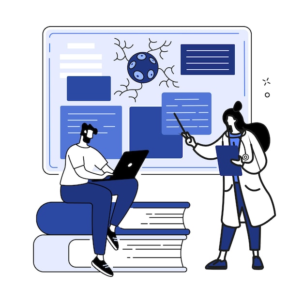 Digital Marketing research isolated cartoon vector illustrations
