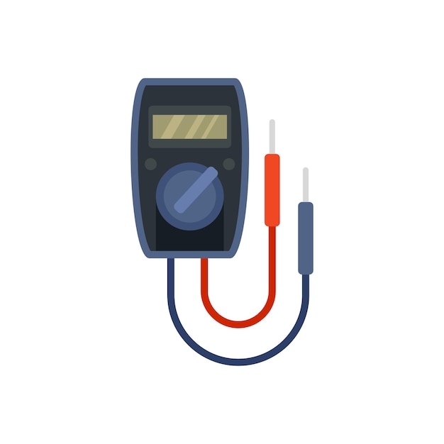 digital multimeter icon flat illustration of digital multimeter vector icon isolated on white background