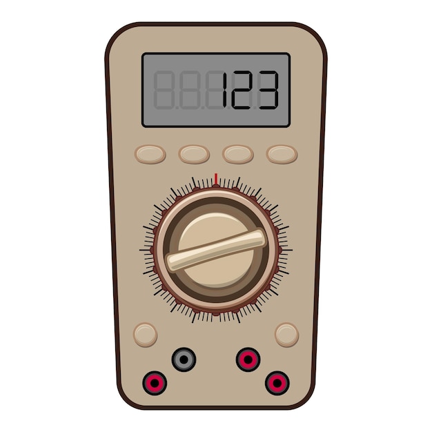digital multimeter showing measurement value