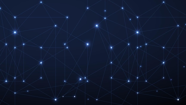 digital pattern technology background blue